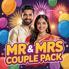 Mr & Mrs couple pack