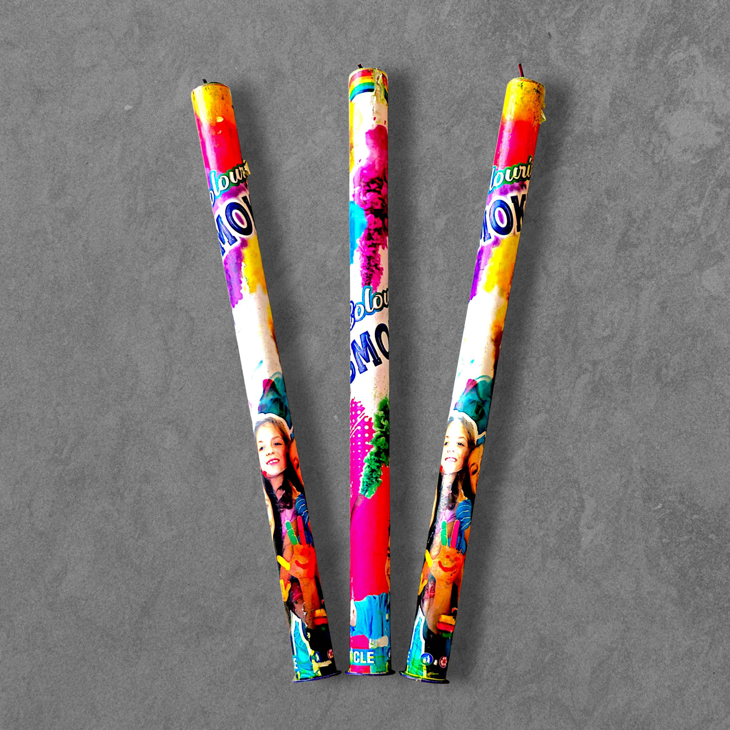 Rainbow Colour Smoke